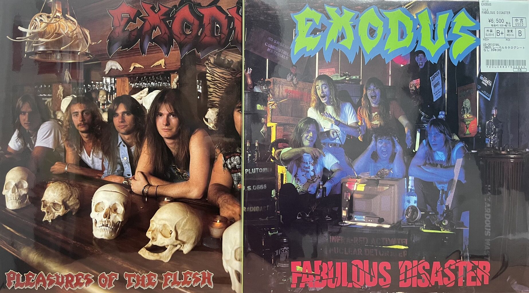METAL】美品!! 年末の廃盤美品LP入荷シリーズ”TESTAMENT ＆ EXODUS編 