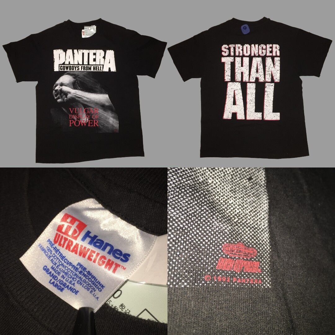 T-SHIRT】90'S VINTAGE！SLAYER,PANTERA,SEPULTURA Tee入荷