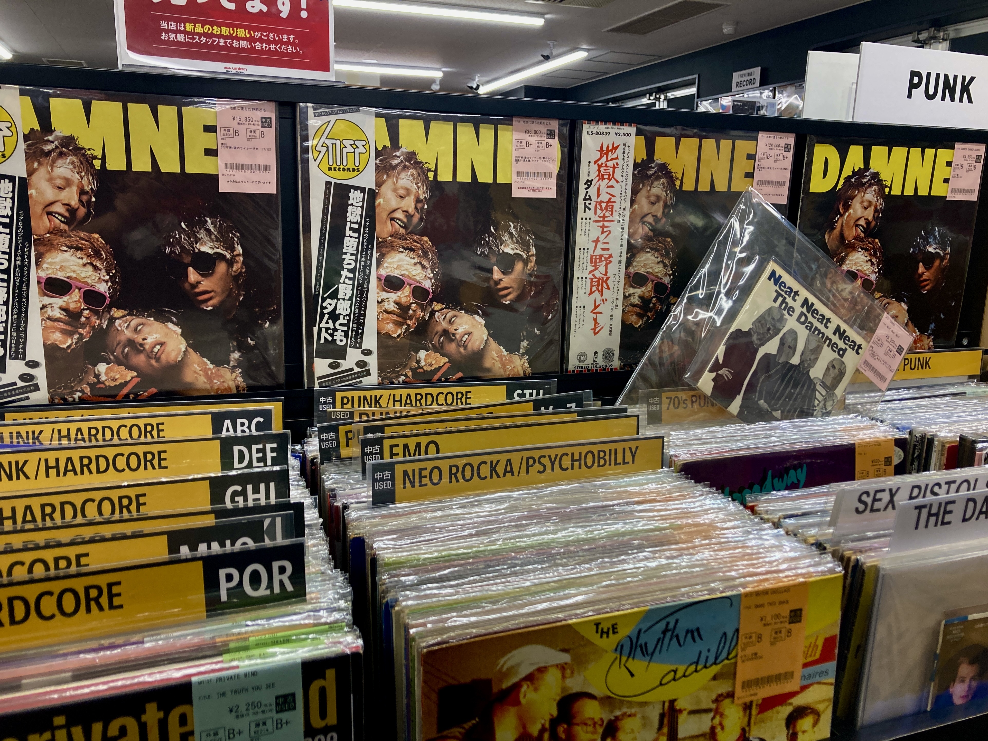 PUNK】THE DAMNED来日記念 レコード一挙放出！【NEAT!NEAT!NEAT