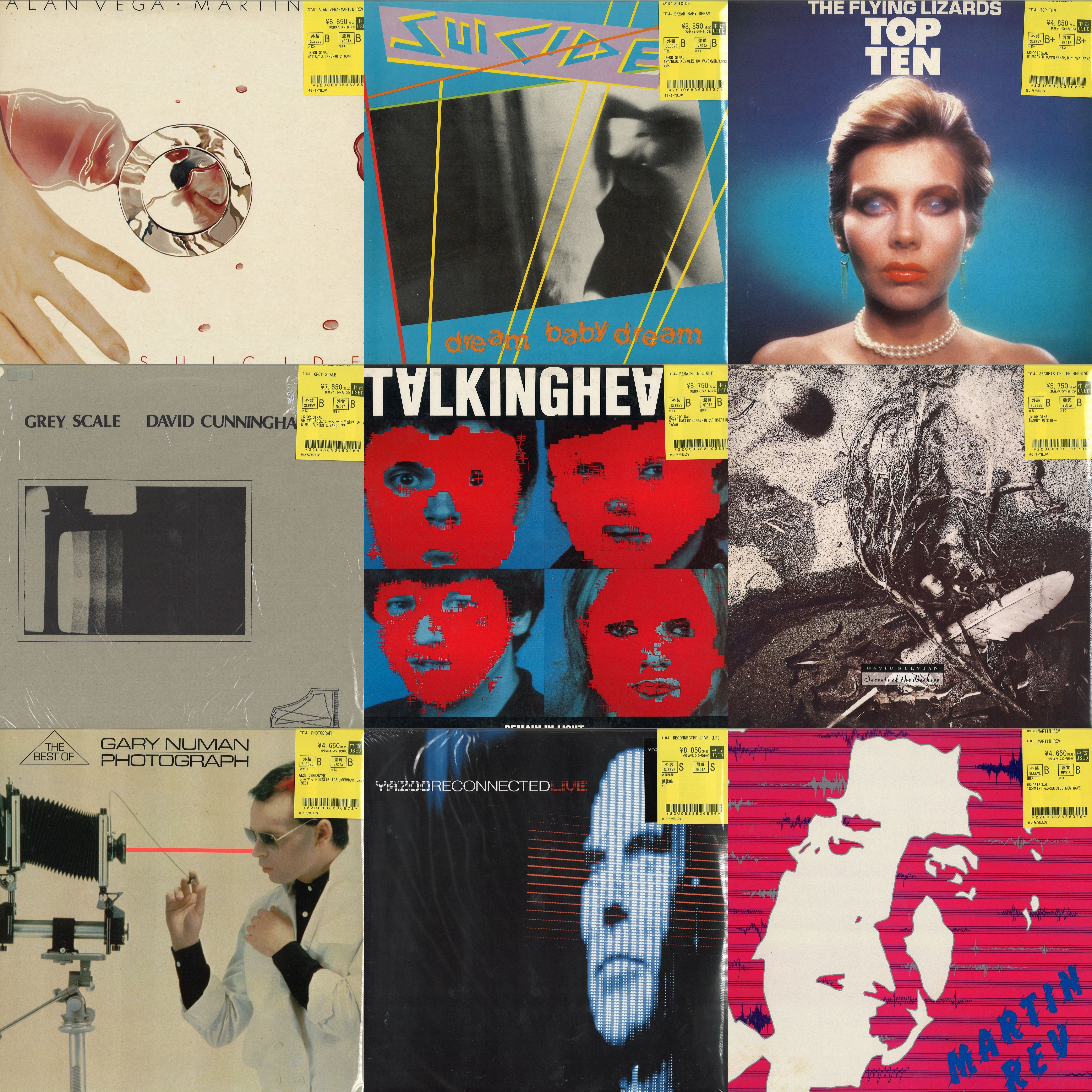 NEW WAVE中古レコード一挙120点新着！正に王道NEW WAVEな品揃え！DAVID