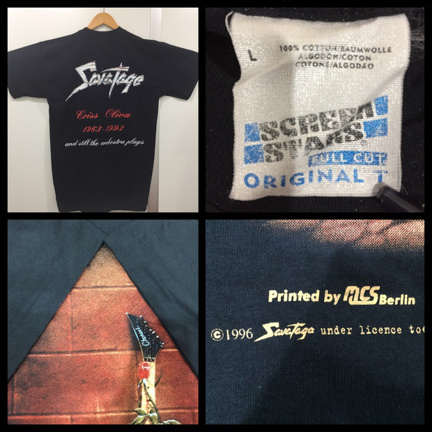 T-SHIRT】90'S VINTAGE！TYPE O NEGATIVE , SAVATAGE Tee入荷