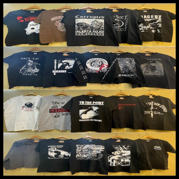 古着】大量入荷Vol.3 PUNK/HC (CORRUPTED、WILLARD他) Tシャツ 20点