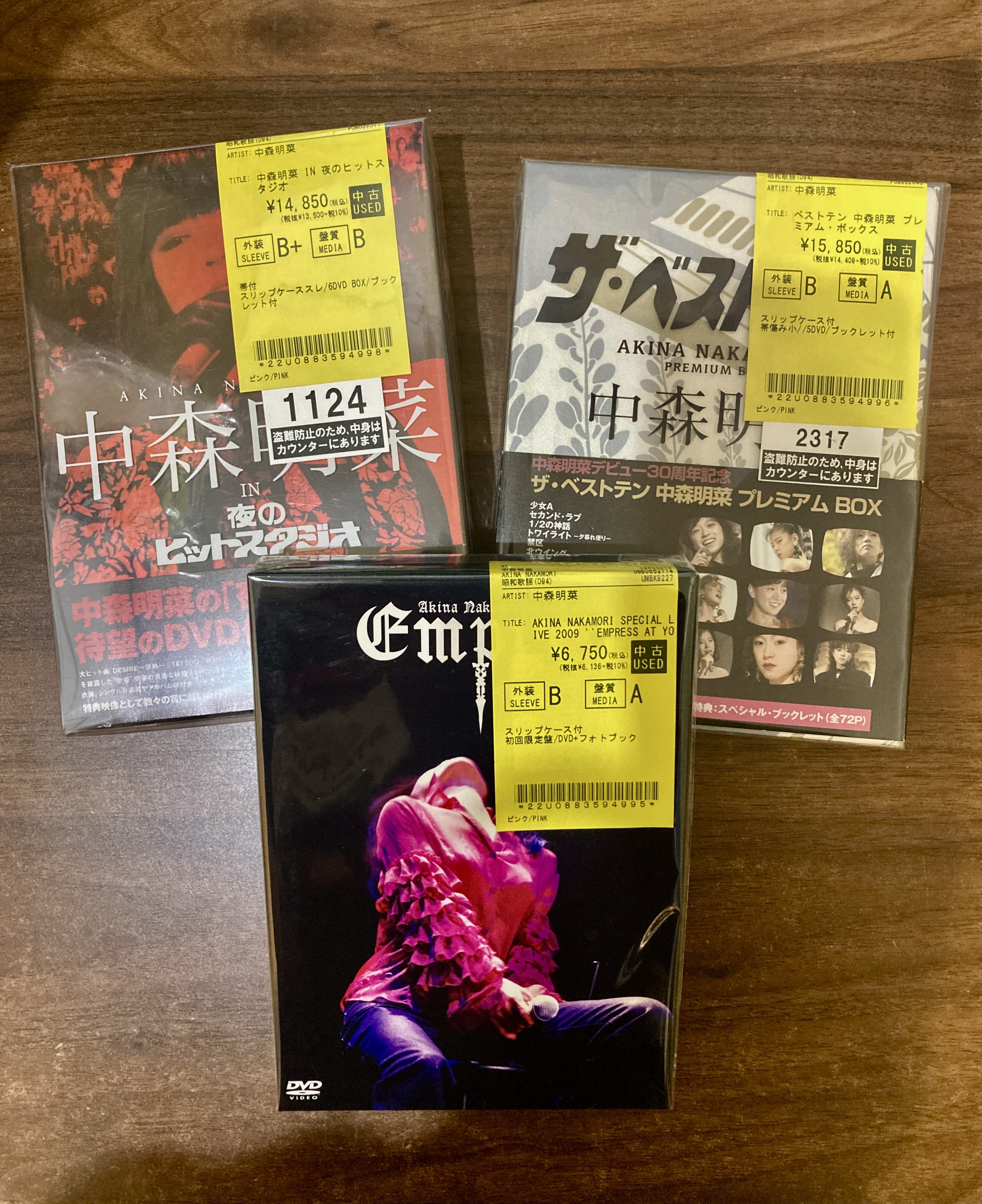 12/14(日)【J-POP中古CD】中森明菜CD,DVD,BD大量入荷！！人気タイトル