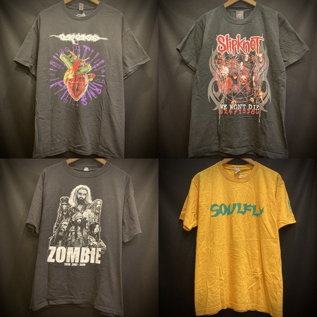 古着】SLIPKNOTやCARCASS､WHITE ZOMBIE等のメタルTシャツ入荷lml