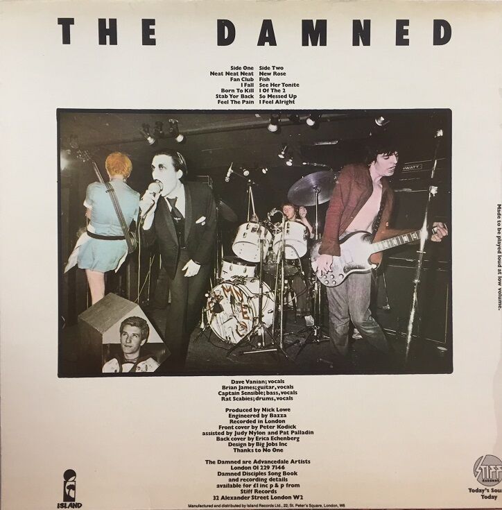 新入荷】DAMNED/DAMNED DAMNED DAMNED UK-ORG USED VINYL入荷
