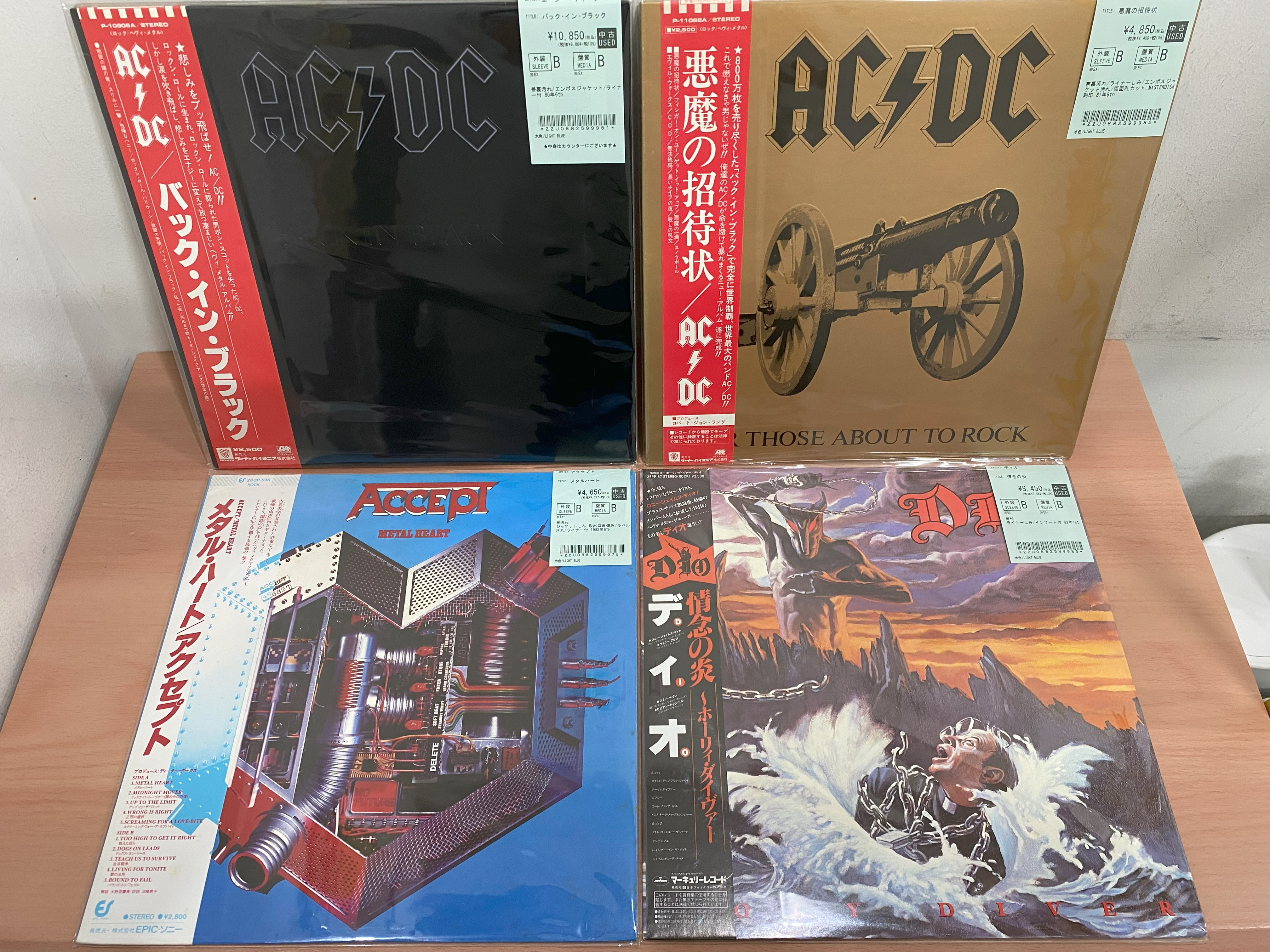 10/14(火)HARD ROCK / HEAVY METAL「国内帯付レコード」新入荷情報