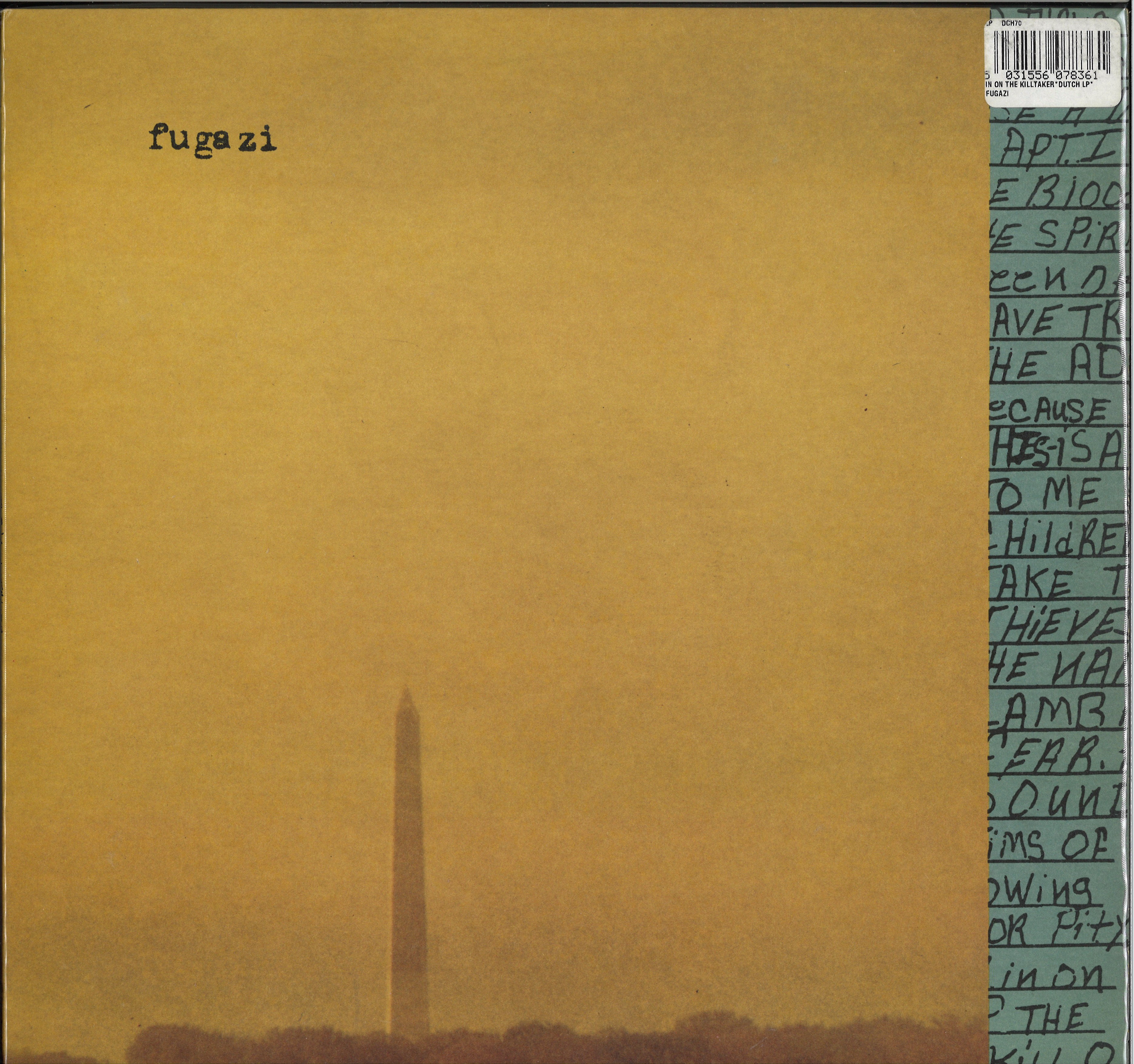 PUNK】FUGAZI LP 多数入荷！！ : ディスクユニオン池袋店｜CD