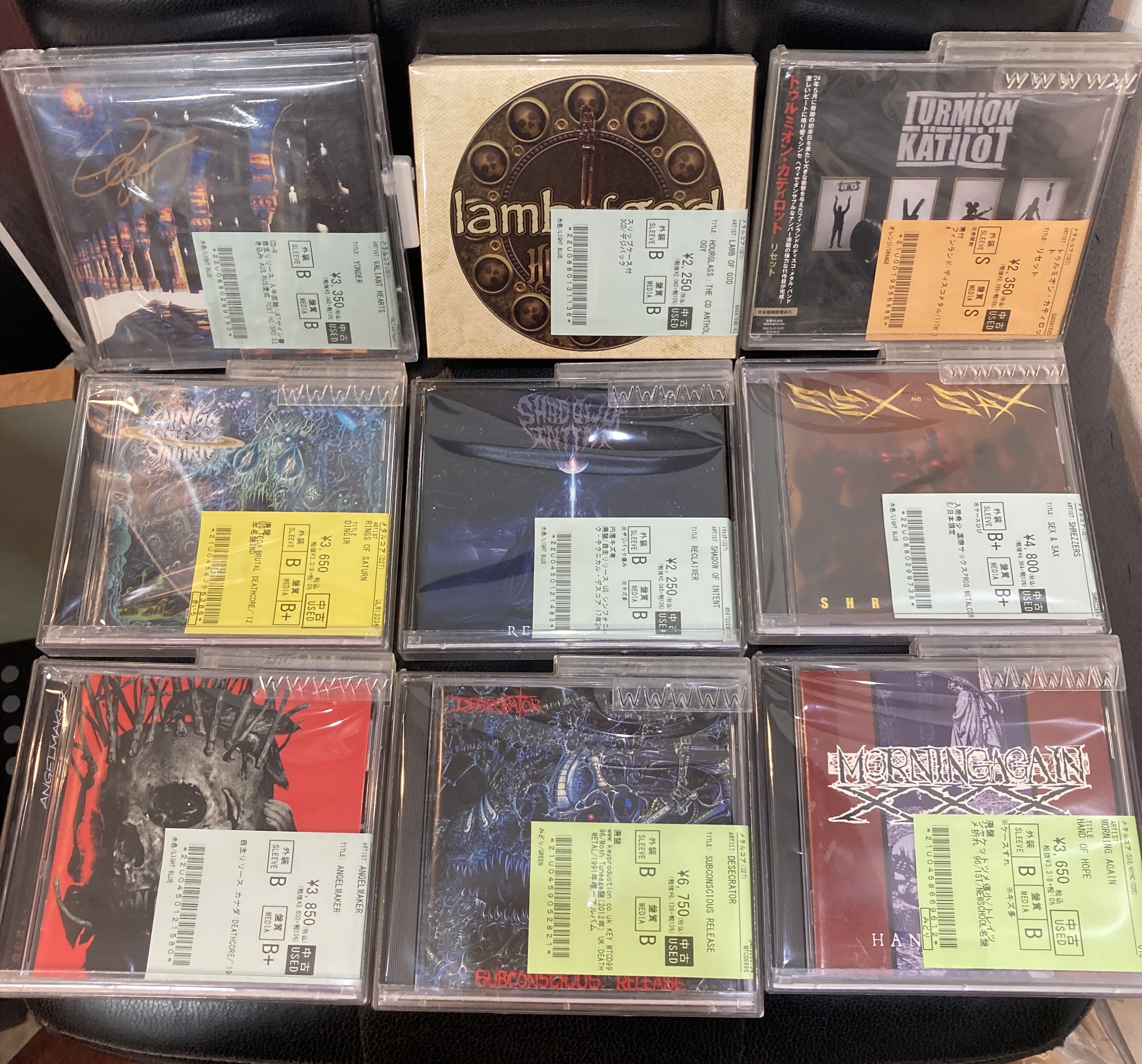 大人気！METALCORE,Straight Edge,NYHC中古CDストック・リスト PART.1