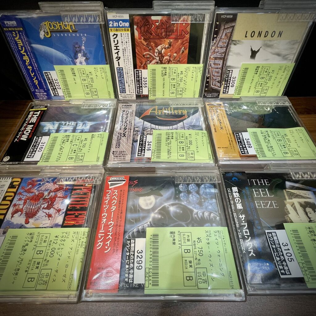 METAL新着】廃盤 旧規格 帯付 CD 大量入荷！！ : ディスク