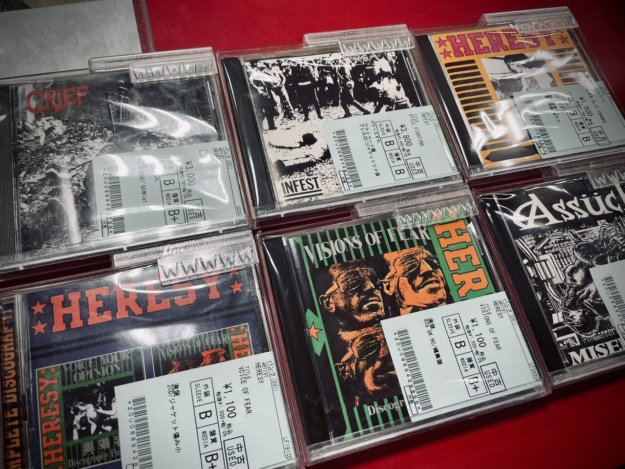 PUNK】廃盤多数!80s,90s POWERVIOLENCE/CROSSOVER など CD多数 PUNK】廃盤多数!80s,90s POWERVIOLENCE/CROSSOVER など CD多数