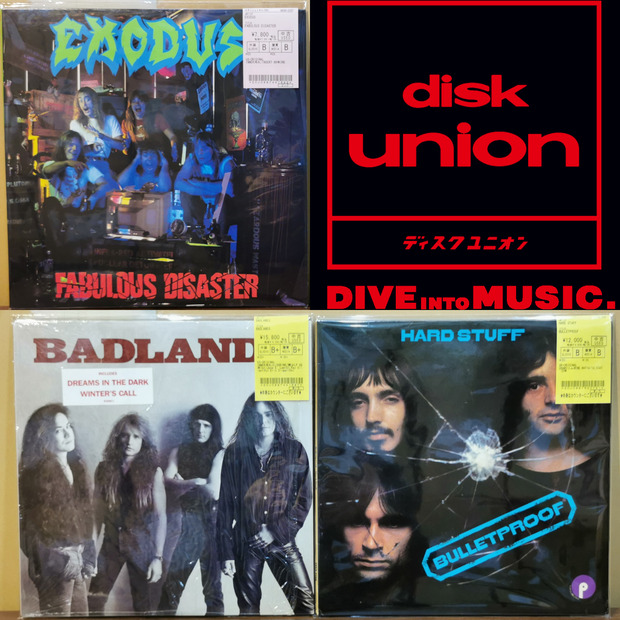 METAL】BADLANDSやHARD STAFFなど含めた中古LP36点入荷lml