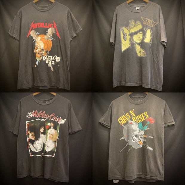 古着】GUNS N' ROSES､MOTLEY CRUE等のメタルTシャツ入荷