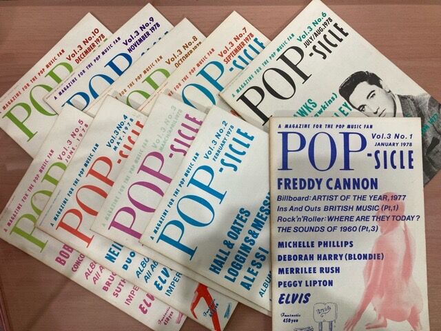 編集:木崎義二の米国音楽専門誌『POP-SICLE』が創刊号からNO.83号まで