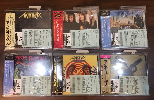 希少】ANTHRAX / among the living レコード 見本盤