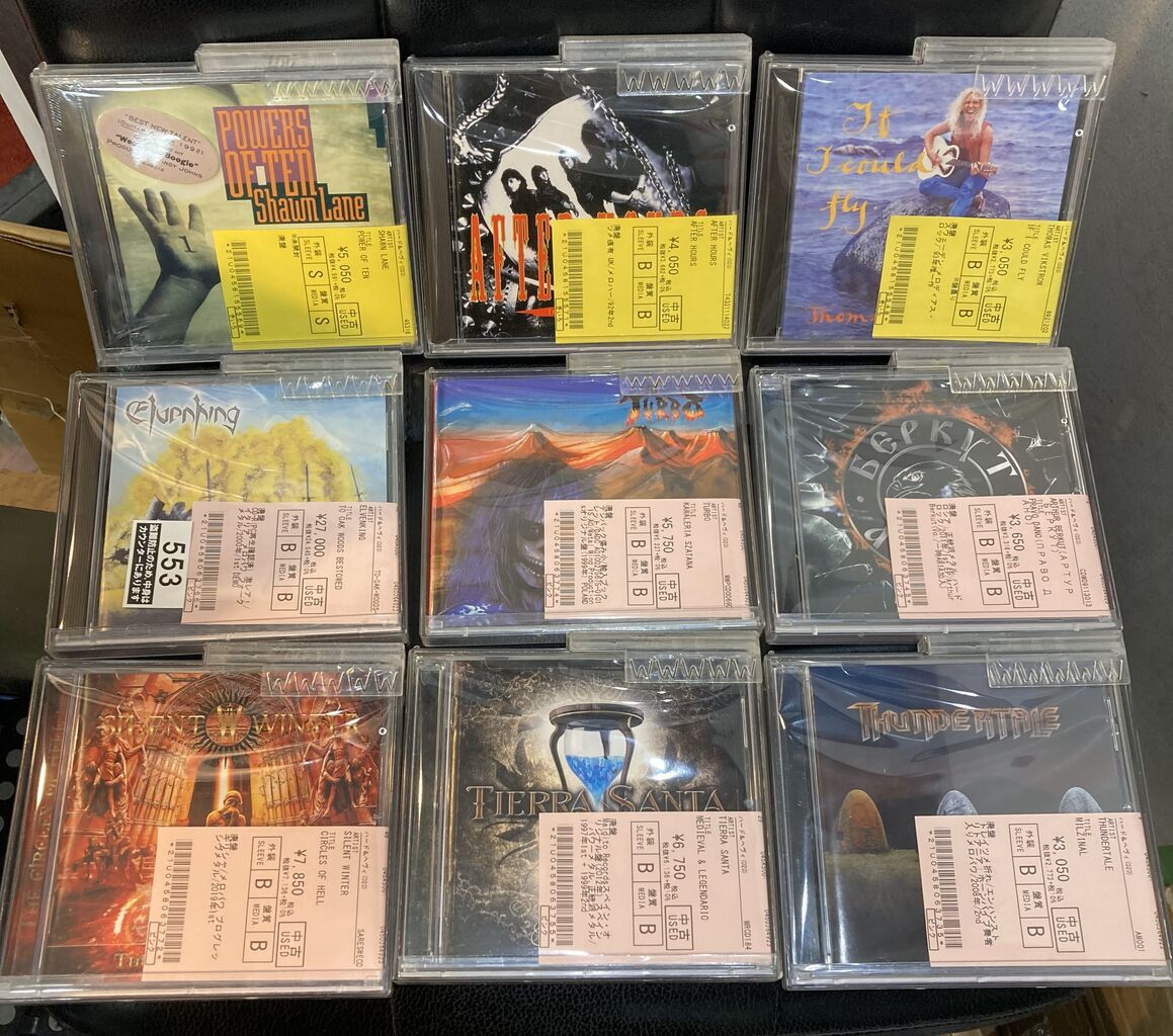 中古　CD　２５枚まとめて　heavyl HEAVYL 9/9(火) ヘヴィ・メタル新着中古CD約700枚入荷いたしました
