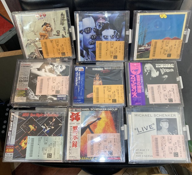 MSG,SCORPIONS,UFO関連の中古CDリスト化してみました : ディスク