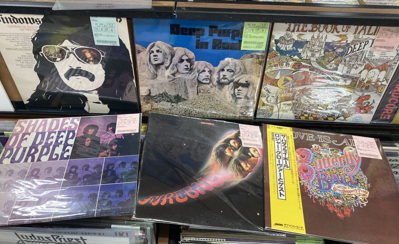 ディープ・パープル関連中古レコード・リスト : ディスク ディープ・パープル関連中古レコード・リスト : ディスク