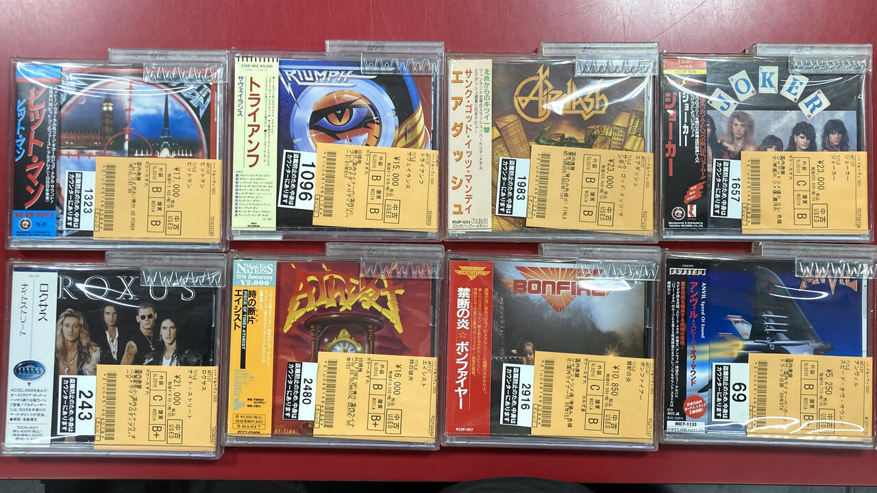 METAL】国内廃盤多…中古帯付CDがまとまって入荷ｌｍｌ : ディスク 