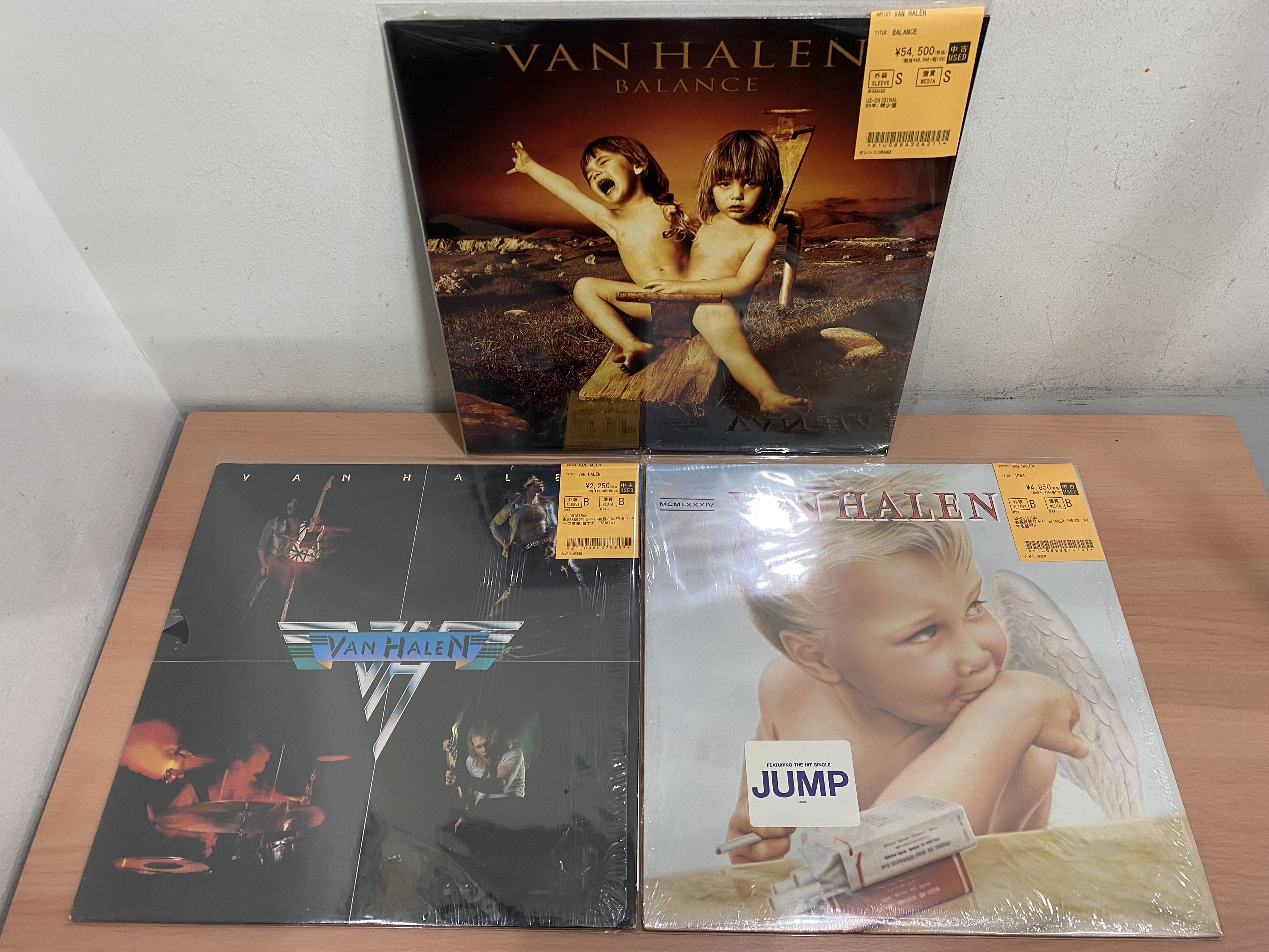 4/10(木)「VAN HALEN / BALANCE」USオリ希少未開封ほか HARD 4/10(木)「VAN HALEN / BALANCE」USオリ希少未開封ほか HARD