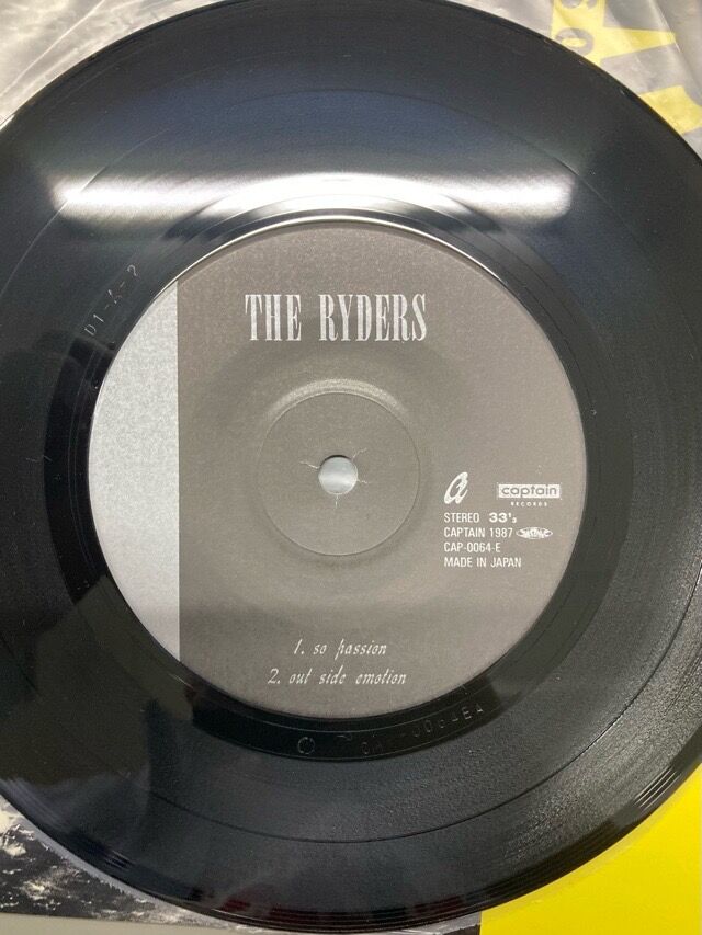 THE RYDERS『SO PASSION』の7インチが入荷！！ : ディスク