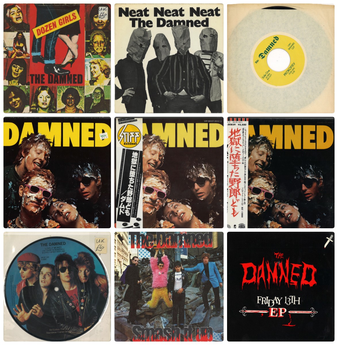 【著作権フリー】「DWCDシリーズ まとめて12枚」その1【業務用音楽CD】 PUNK】THE DAMNED来日記念 レコード一挙放出！【NEAT!NEAT!NEAT
