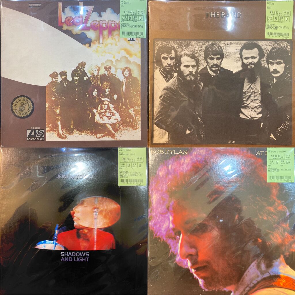 中古】5/6(月・祝) <<60's 70's ROCK / POPS>> ～BOB DYLANの