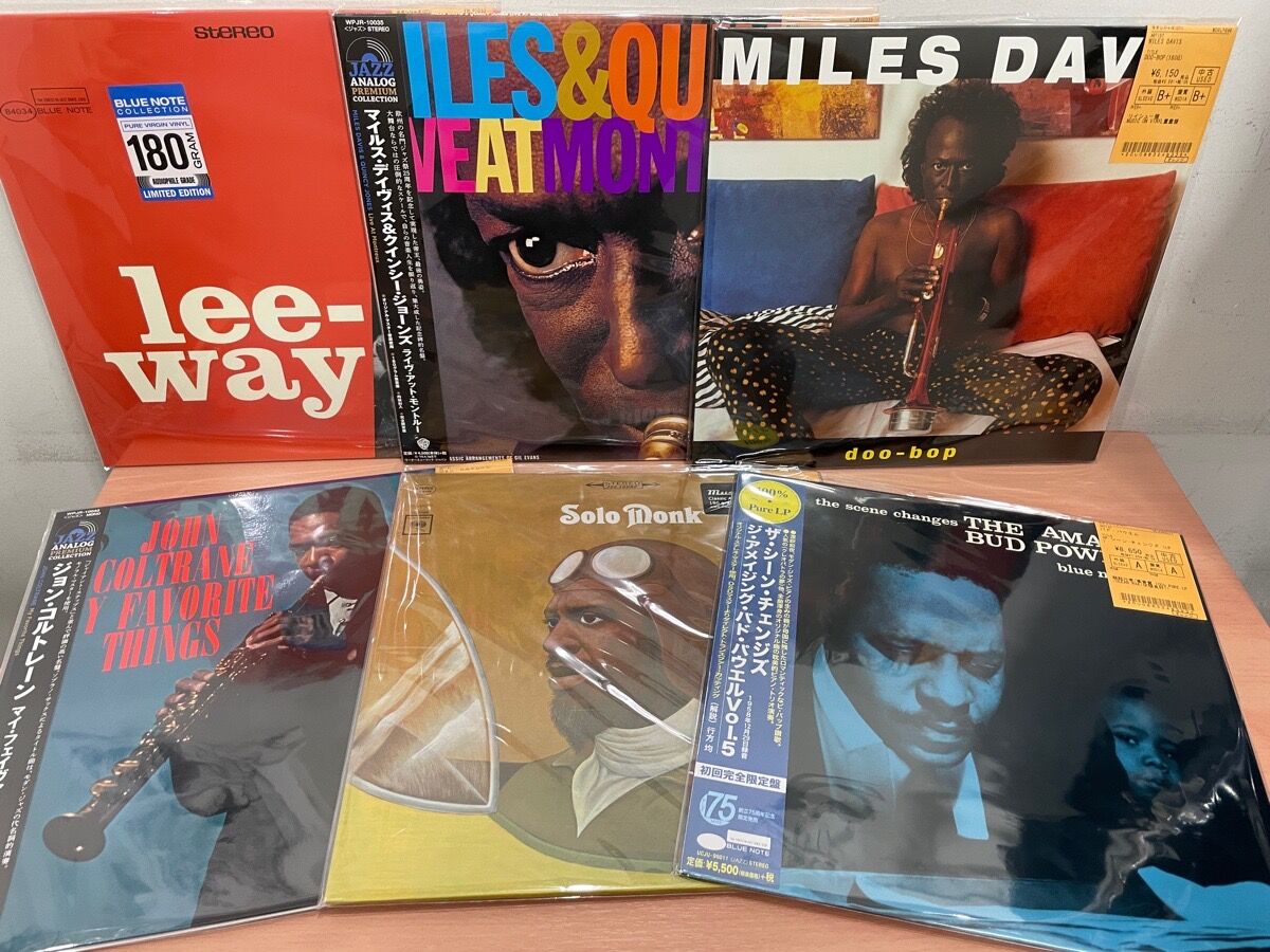 10/4(火)JAZZ新着中古レコード 高音質重量盤、未開封、状態良好品多数 