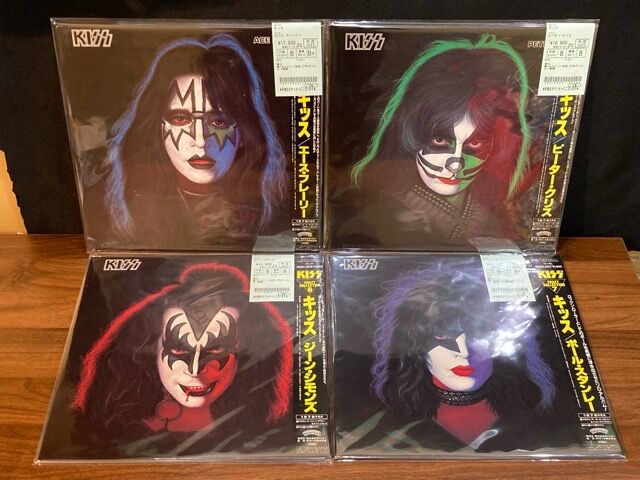 METAL】KISS 稀少CRAZY COLLECTION帯付中古レコード10点入荷