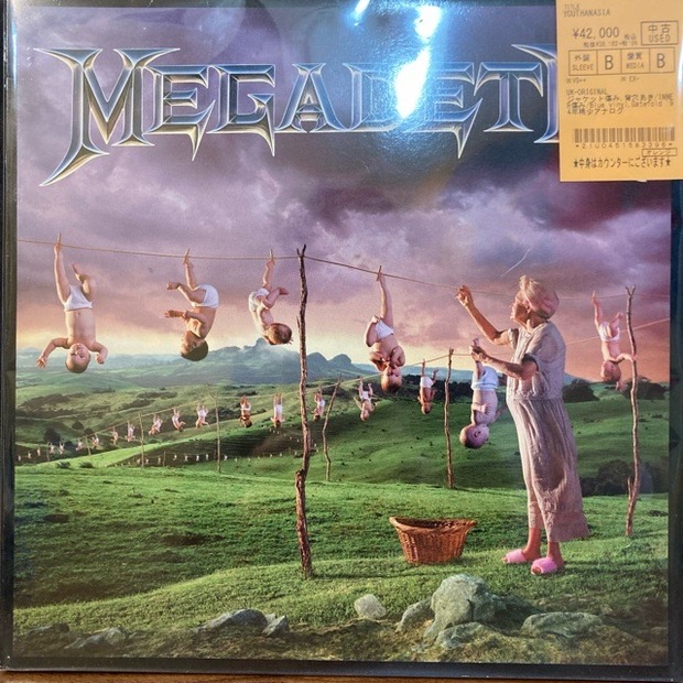 METAL】新着メタルLP入荷中! メガデスUKオリなど､稀少盤多数