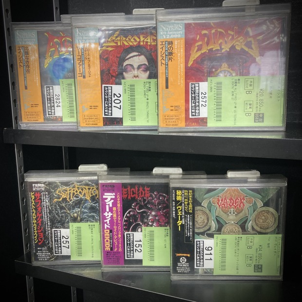 METAL7&frasl;2(水)廃盤帯付多!!稀少な中古メタルCD100枚越え入荷ｌｍｌ
