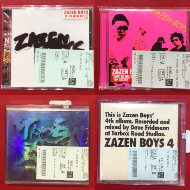 J-POP】ZAZEN BOYS 初期作～最新作 中古CD＆Blu-ray 一挙入荷
