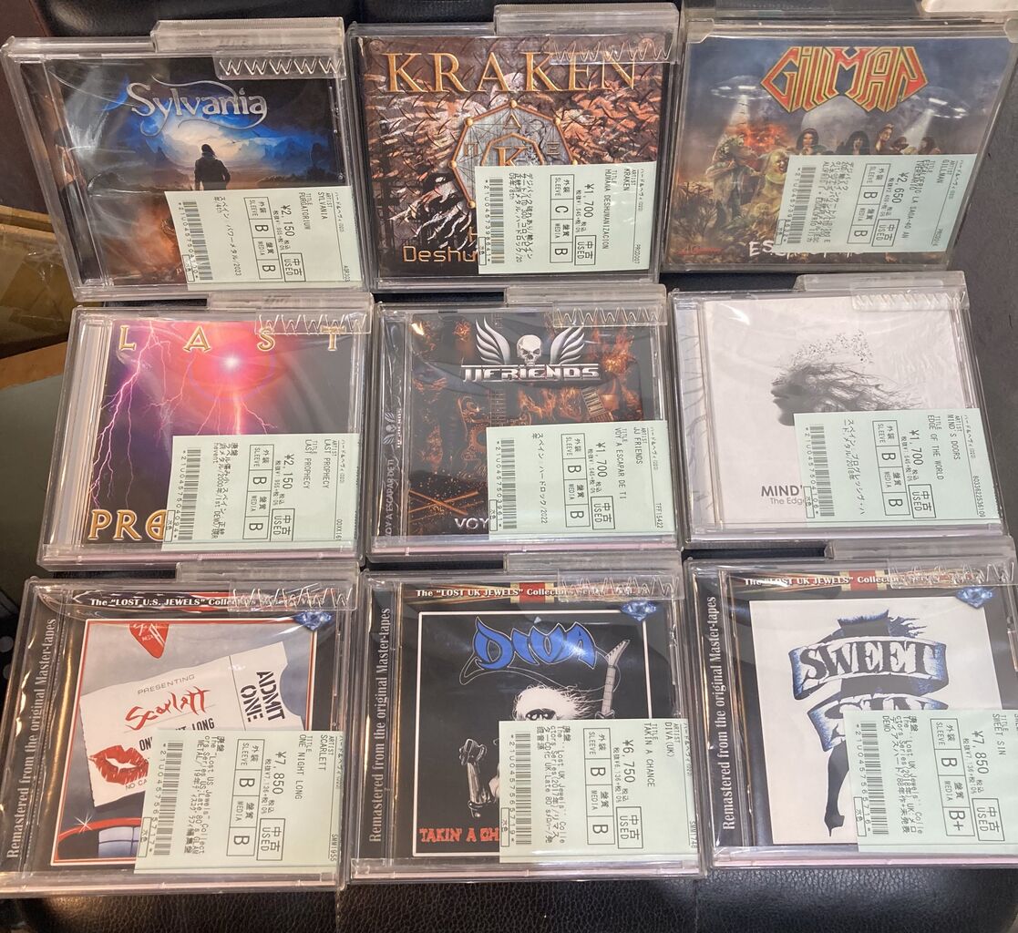 HEAVY METAL中古CD新着コーナーにある輸入中古CD新着品です