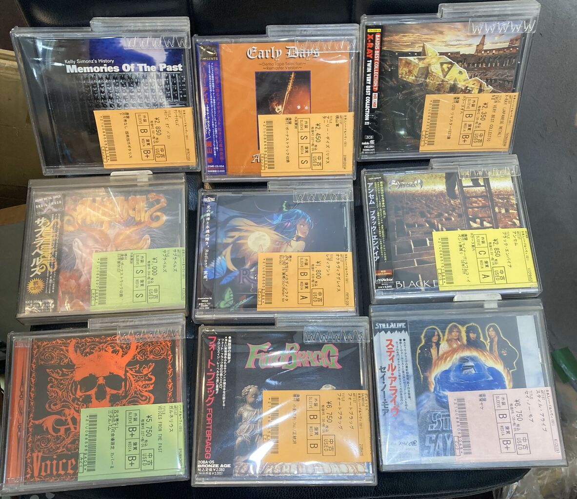 JAPANESE HEAVY METAL中古CDストック・リスト PART.1 : ディスク