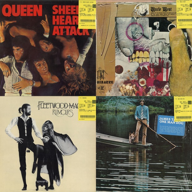 60's~70's ROCK新着レコード！QUEEN, FRANK ZAPPA, FLEETWOOD MACなど