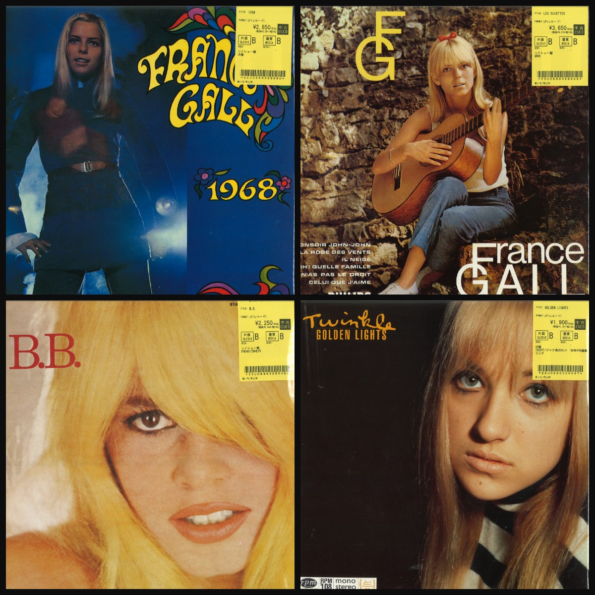 フランス・ギャル LPレコード3枚(まとめ売り) フレンチ・ポップ・レコード入荷しました！ : ディスクユニオン池袋店