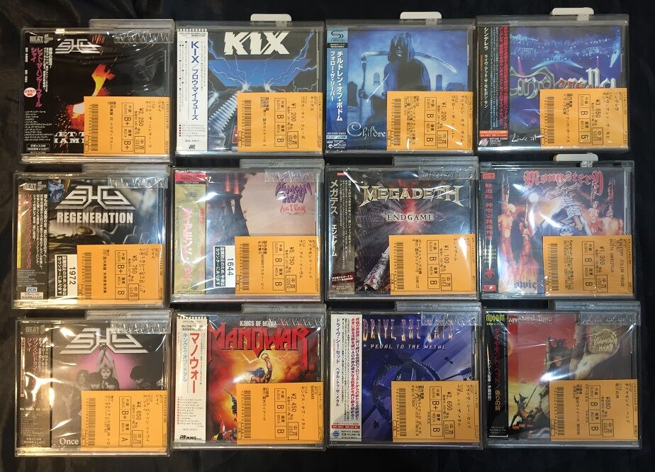 洋楽CD【未開封】まとめ売り　６４枚　ロック系中心　国内盤 5/3(土)HEAVY METAL 国内盤旧規格CD「希少未開封」でまとめて入荷