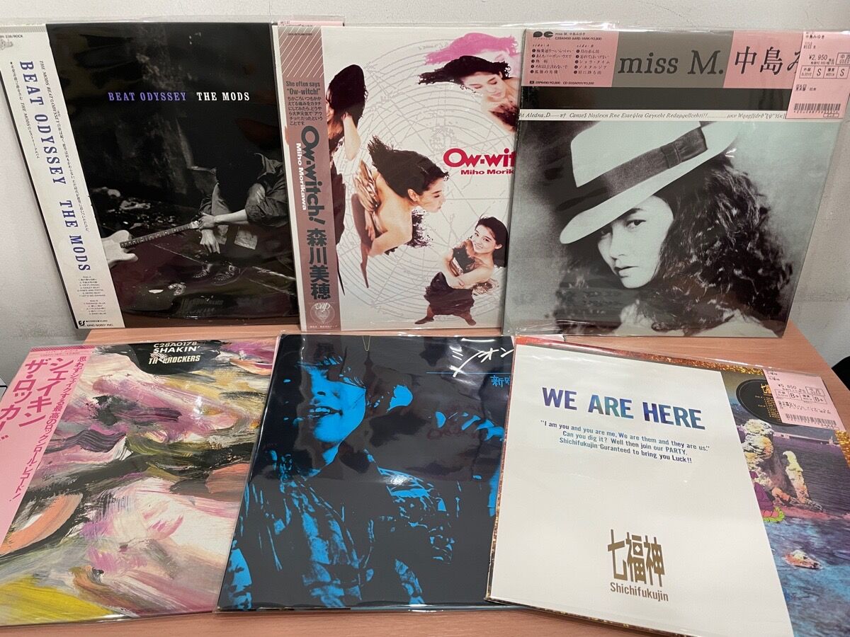日本のロック・ポップス新着中古レコード 坂本龍一、森川美穂、ヘヴィ 日本のロック・ポップス新着中古レコード 坂本龍一、森川美穂、ヘヴィ