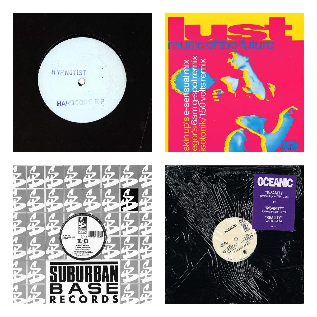 5月31日 (日) 【TECHNO】中古レコード新入荷情報！HYPNOTIST、LUST