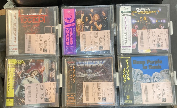 中古　CD　２５枚まとめて　heavyl HEAVYL HEAVY METAL中古CD新着コーナーの廃盤/旧規格盤をコーナーにちらします