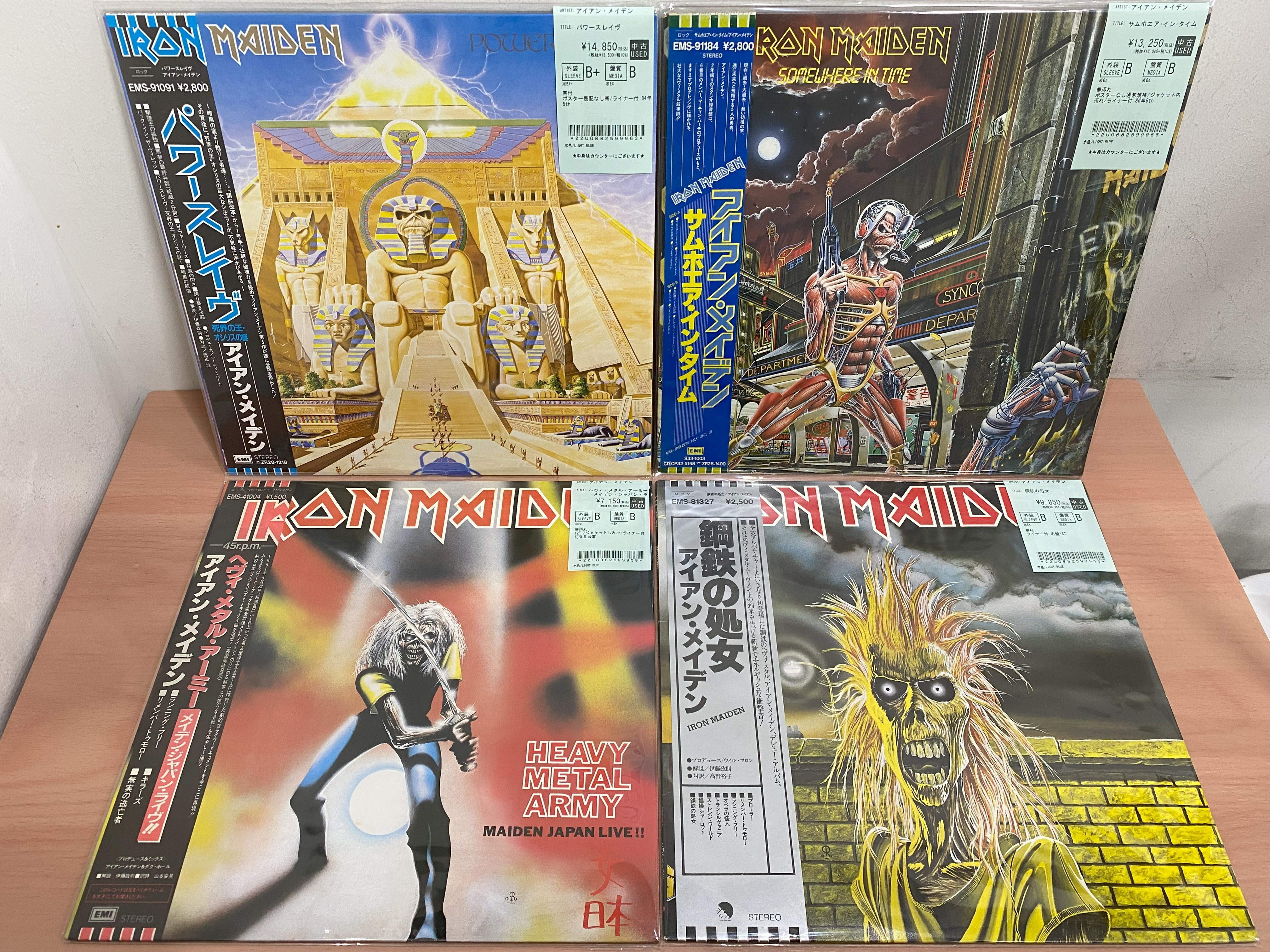 アイアン・メイデン　頭脳改革　レコード　帯付き IRON MAIDEN / Piece Of Mind（頭脳改革）帯付 – TICRO MARKET
