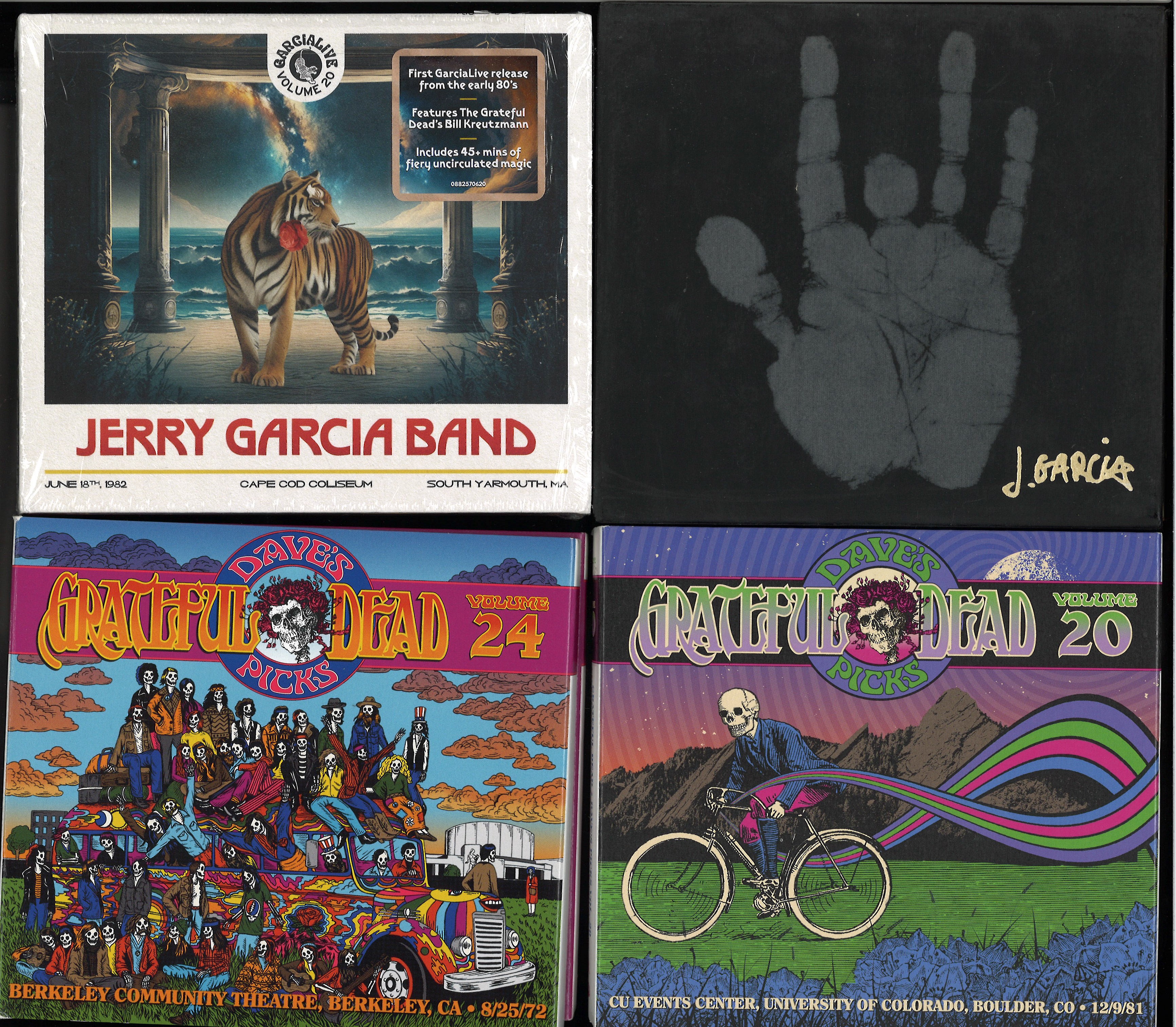 JERRY GARCIAソロ作BOXなどGRATEFUL DEAD関連中古品をピックアップ