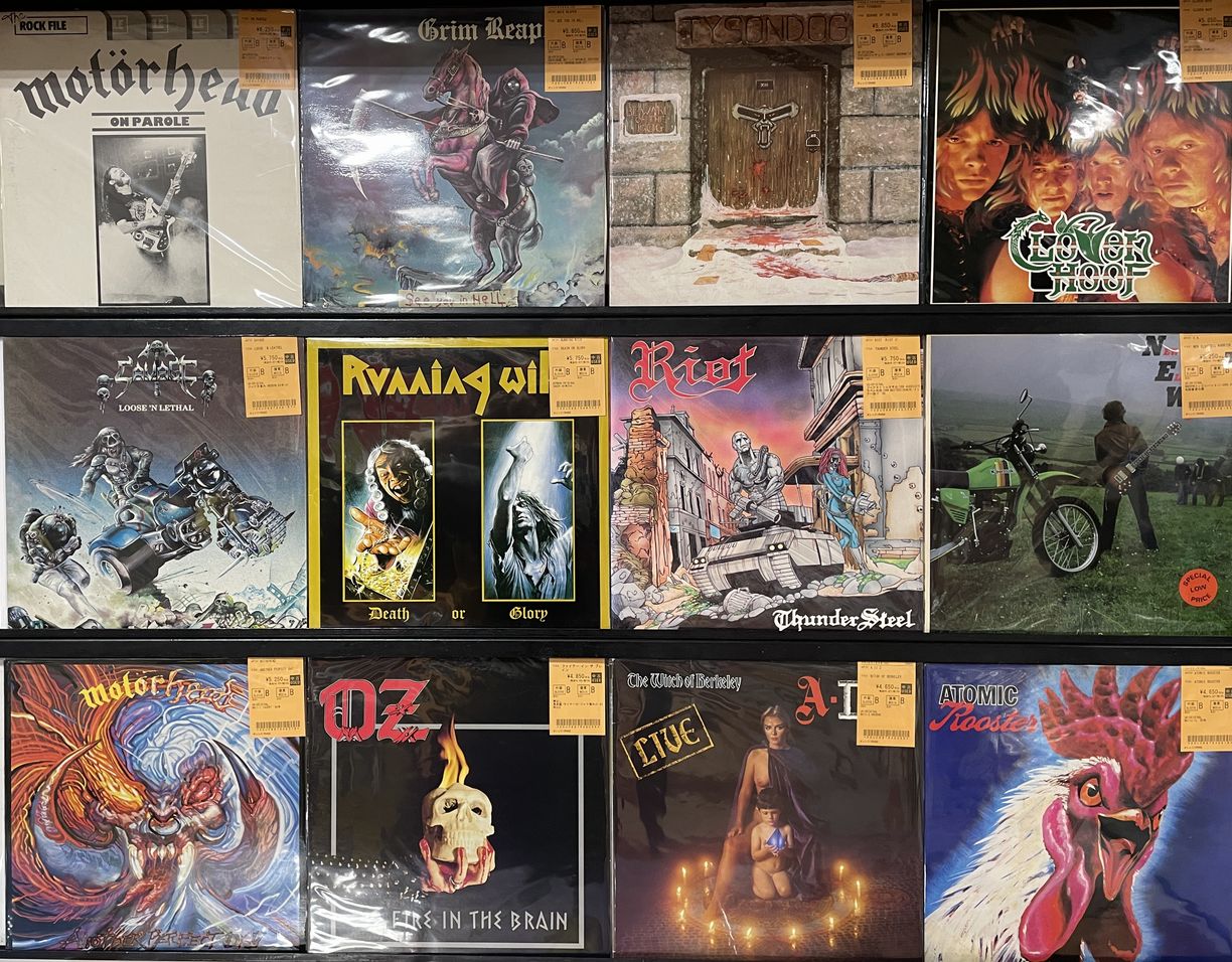 7/7(火)【HR/HM中古レコード】新着品100枚OVER！七夕スペシャル店頭