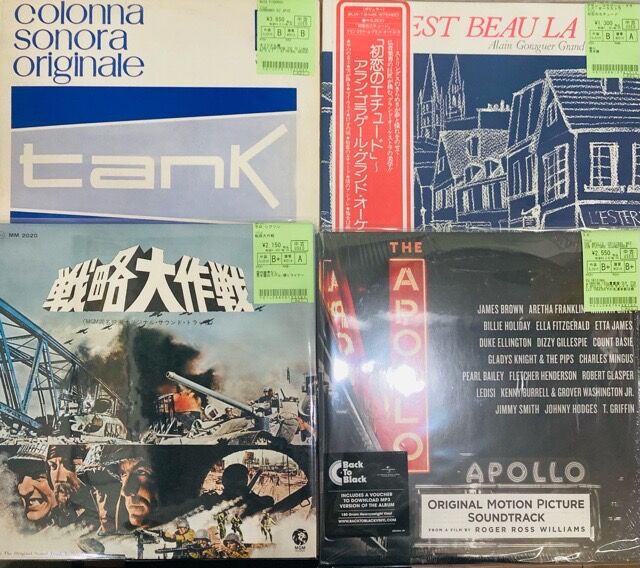 MOVIE】【サウンドトラック】名作洋画サウンドトラックレコード