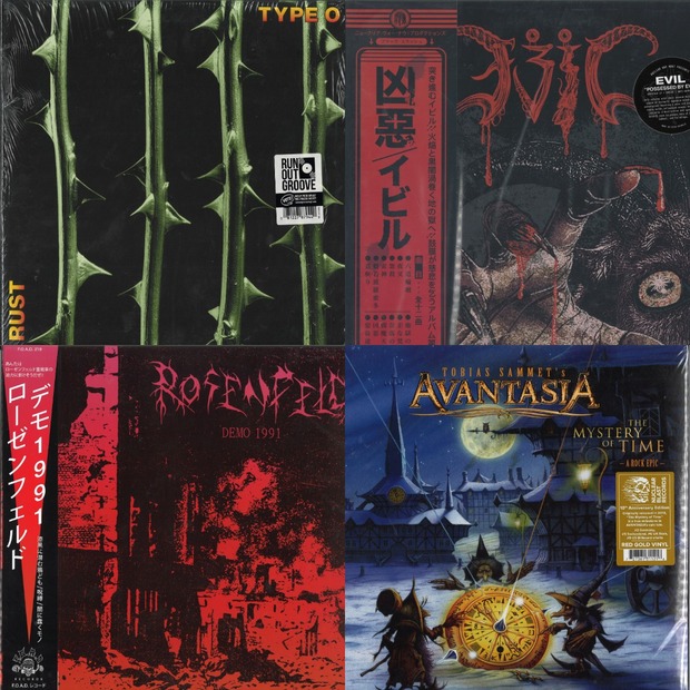 METAL】6/7(日)新着中古メタルレコード約40点入荷lml : ディスク