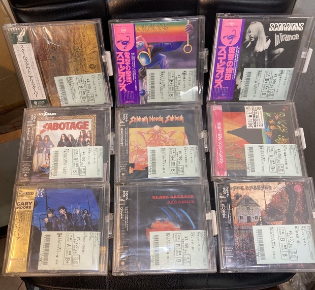 HEAVY METAL,HARD ROCK紙ジャケット中古CDストック・リストです