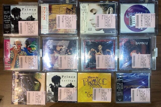 PRINCE中古CD大量入荷！帯付パープルレインGOLD CD/8CM CD