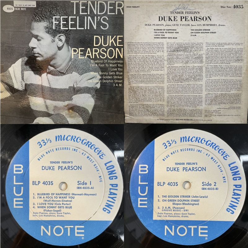 Duke Blue Note Pearson PEARSON van RVG – LP The DUKE Profile