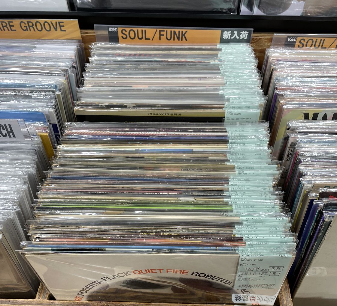 12/29(日)【SOUL/FUNK中古レコード】新着廃盤レコード一挙店頭展示完了