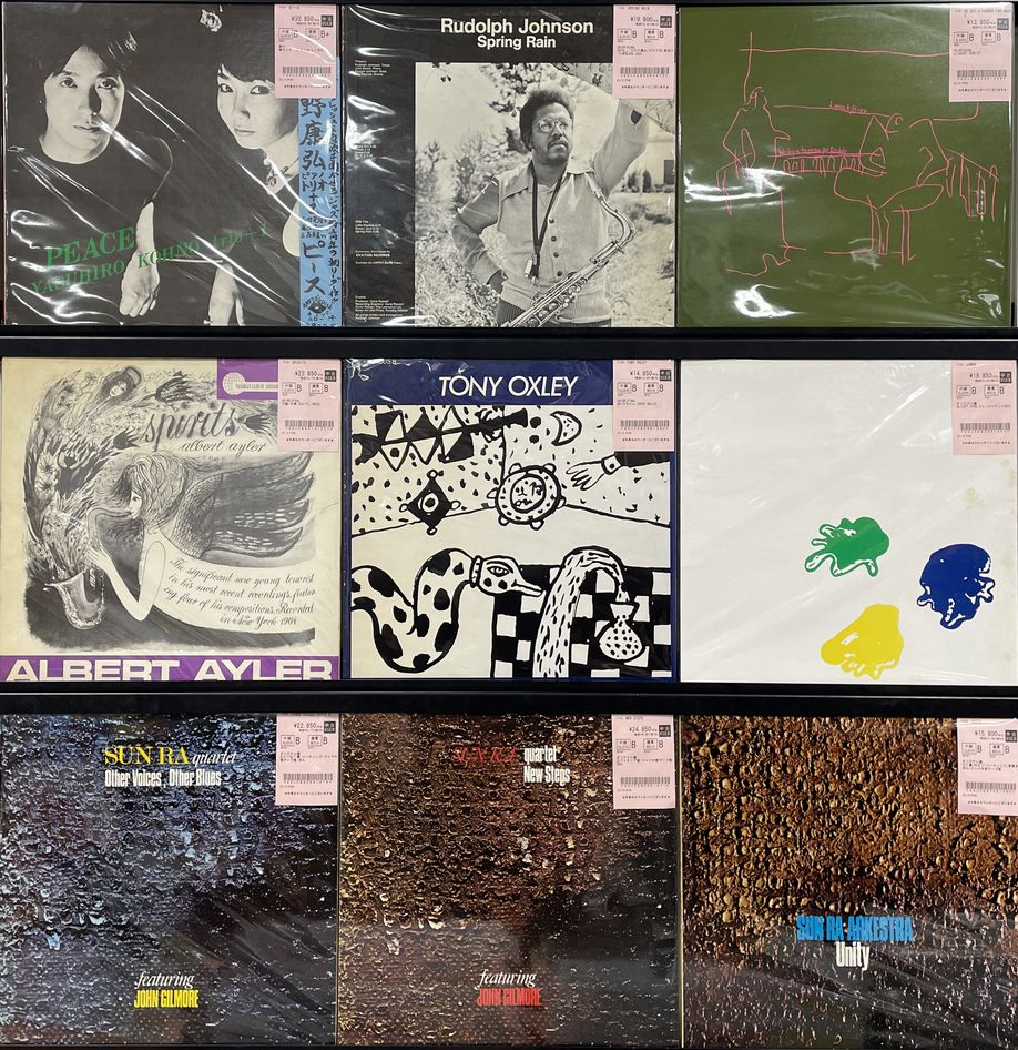 6/16(月)【JAZZ中古レコード】FREE～RARE GROOVE新着レコード一挙店頭