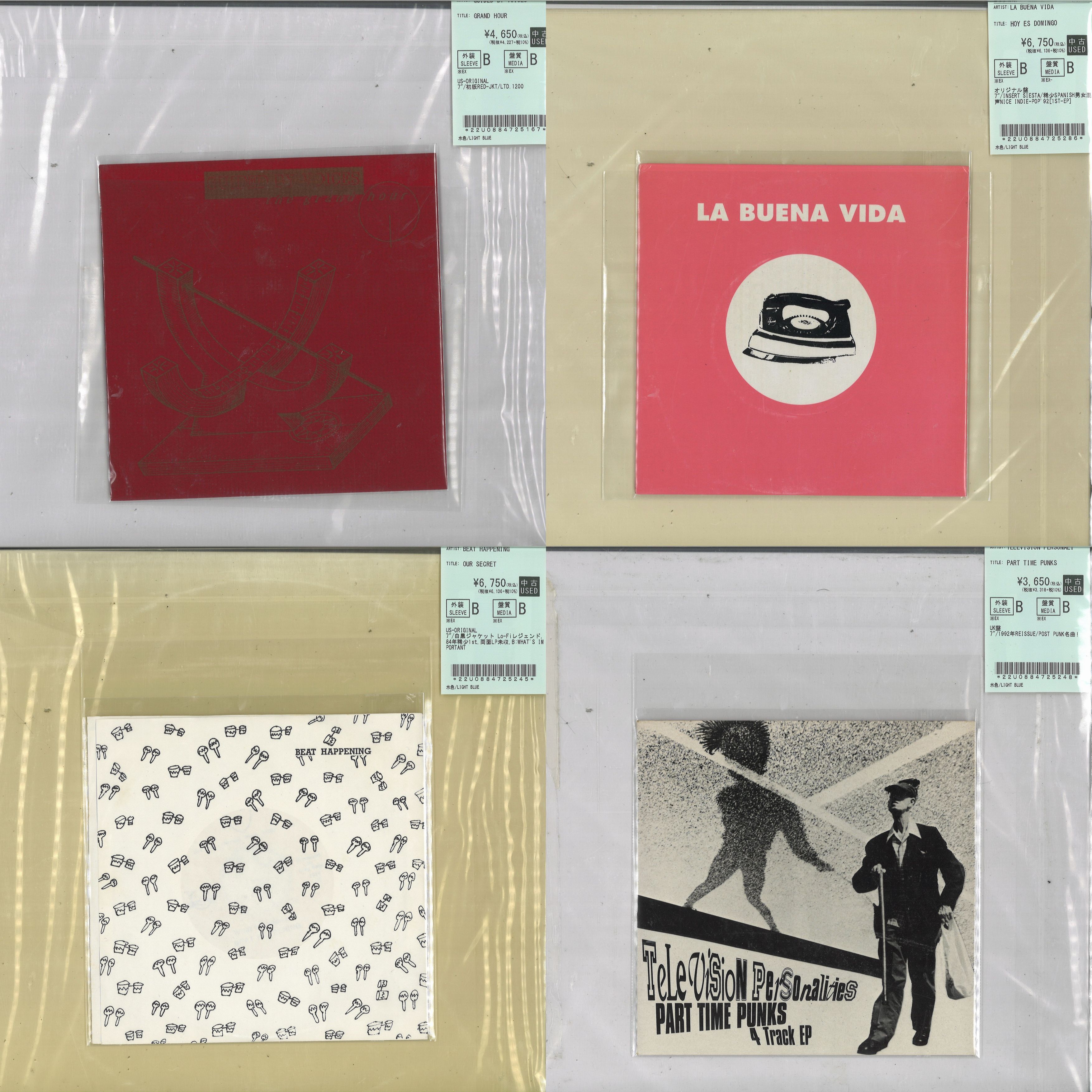  GROWN レコード　② ROCK】80's～00's ROCK新着LP+EP120点！NEW WAVE, ネオアコ満載